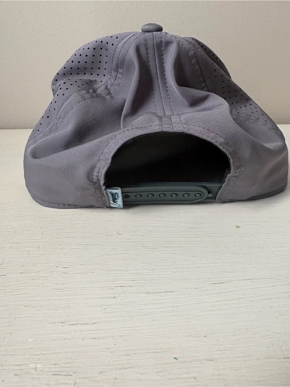 Titleist Gray Hat with Light Blue Script Logo